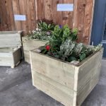 Langloch Farm Woodcraft - Square Planter